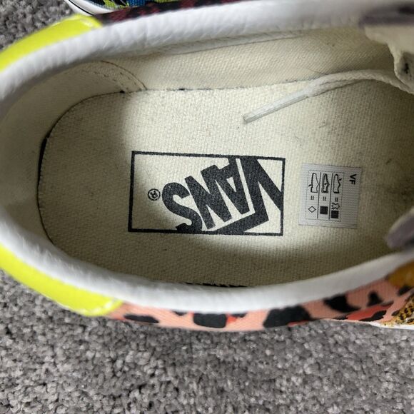 Vans Era Patch Work Women’s Size 7 Leopard Snake Print Skate Shoes Used - Picture 11 of 11